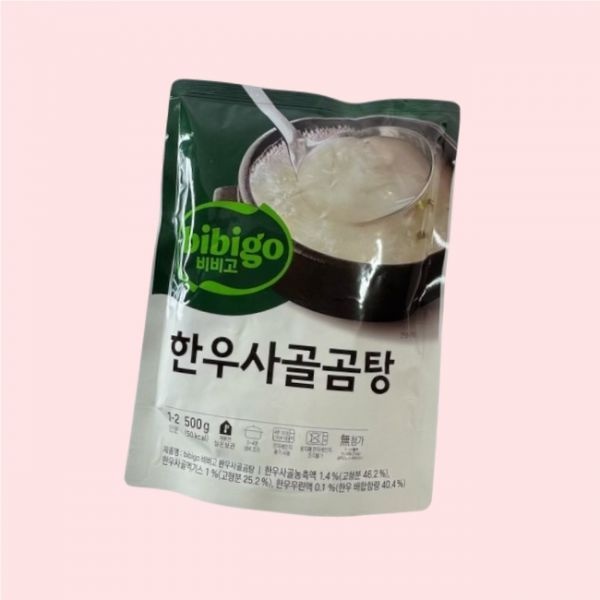 [오늘출발] 비비고 CJ 한우사골곰탕 500g x 18개 4555294