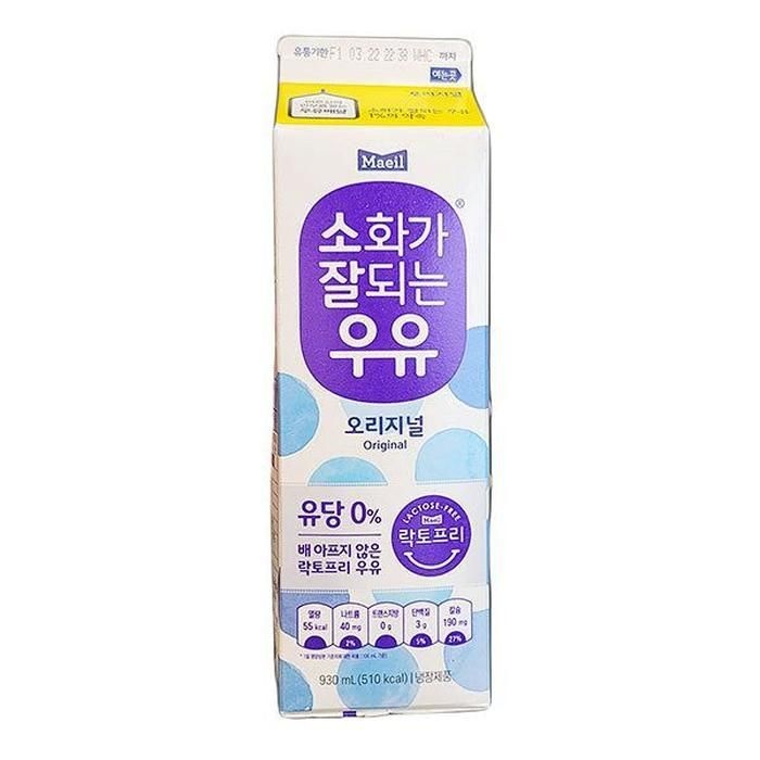 매일 소화가 잘되는 우유 930ml x 1개 m47490-1
