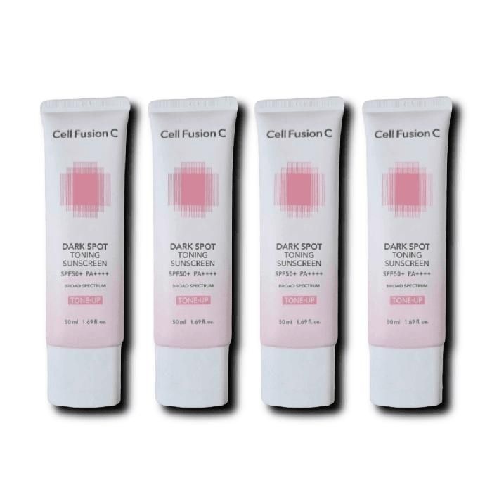 셀퓨전씨 선크림 다크스팟 잡티 토닝 썬스크린 50ml 4개
