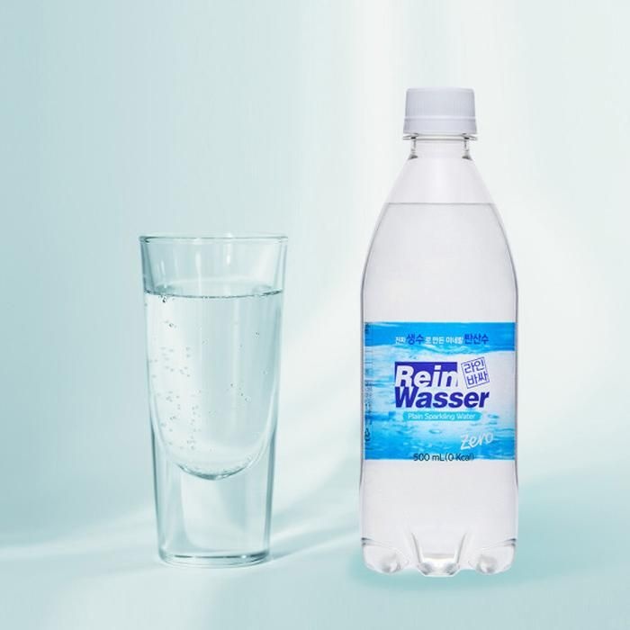 동아오츠카 라인바싸 플레인 탄산수 500ml [40개] [유라벨,무라벨 랜덤배송]
