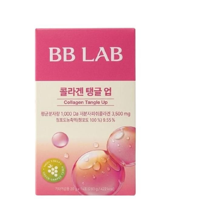 [비비랩] 콜라겐 탱글 업 젤리 형태 스틱 14포 1통 한국 이너뷰티