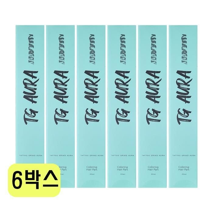 타투그리모 아우라 컬러링 타투 에센스 30ml 6개 FWS