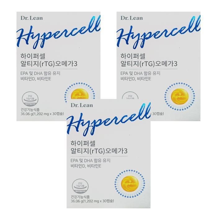닥터린 하이퍼셀 알티지 오메가3 1202mg 30캡슐 3박스 FWS