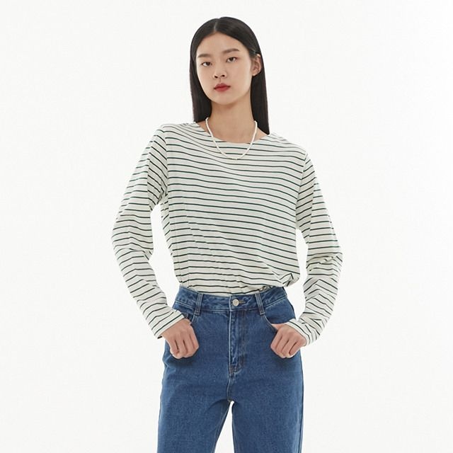 [모다아울렛][랩][LAP] 베이직 라벨 긴팔 티셔츠 AP7CT160_DG 대구점