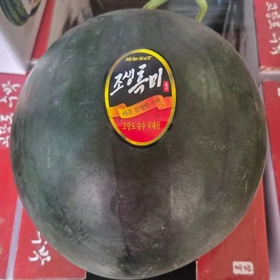 고당도 정품 흑수박 꿀수박 흑미수박 국내산 산지직송 3kg 6kg