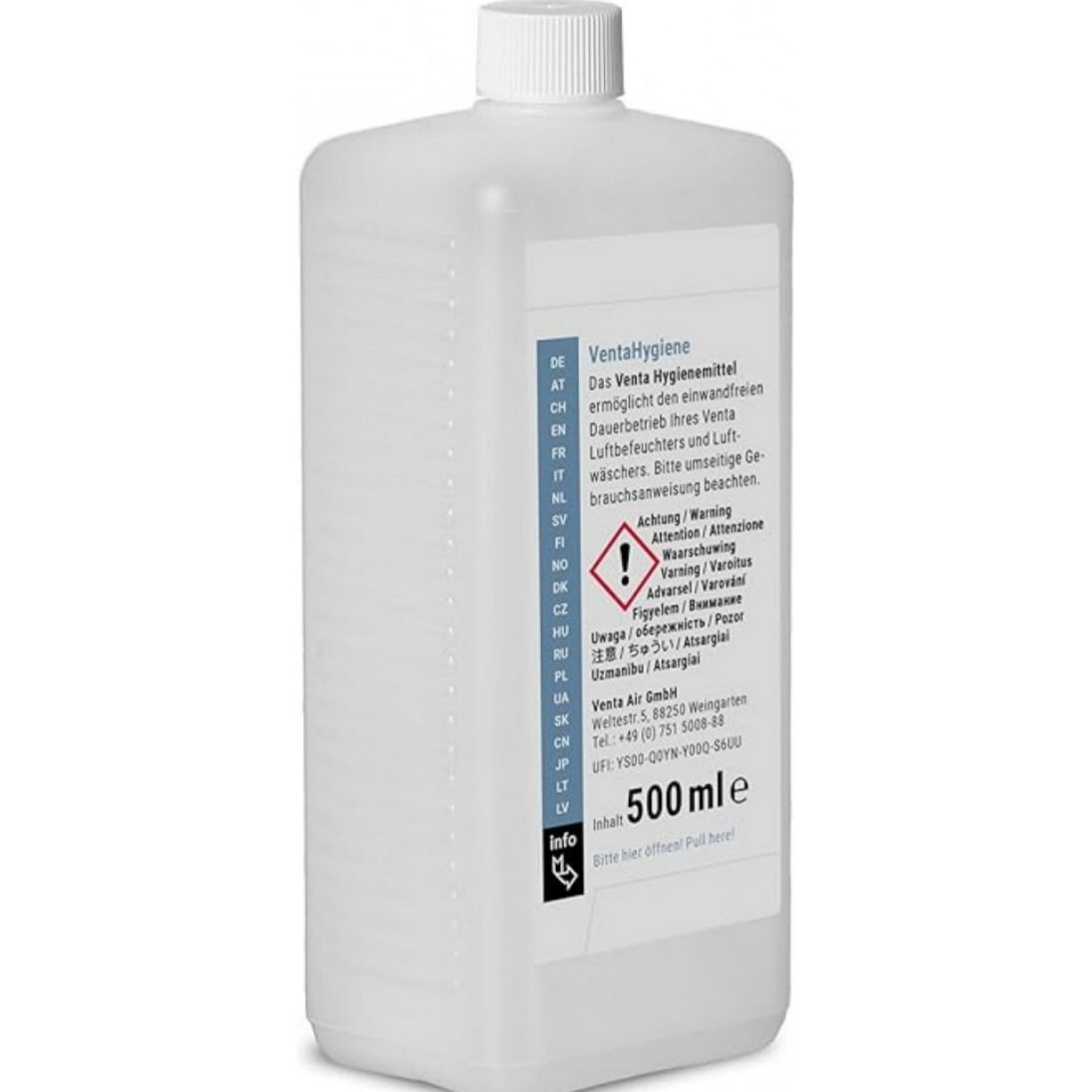 [해외] 벤타 가습기 위생 첨가제 500ml 석회질 제거 증발량 증가 6001000