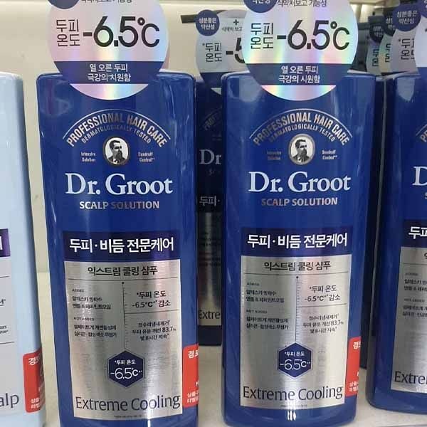 닥터그루트 스칼프 솔루션 익스트림 쿨링 샴푸 700ml x 2개