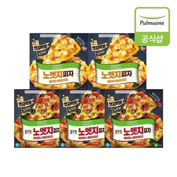 [풀무원] 노엣지피자 5개(페퍼로니3개+파이브치즈2개)17838380673610