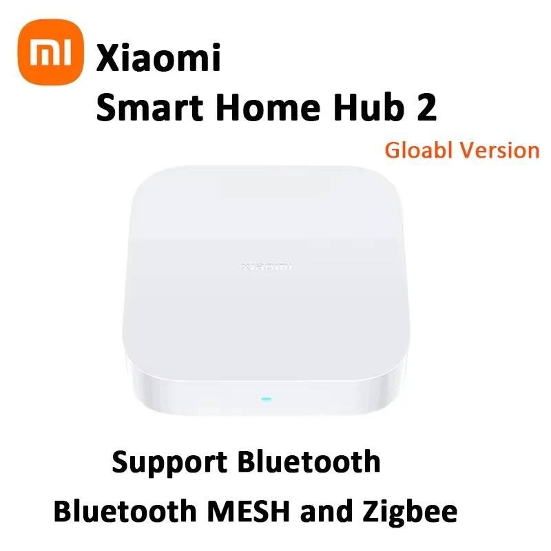 [해외] 유선공유기 Xiaomi 스마트 홈 허브 2 듀얼 Wi-Fi 5G RJ45포트 블루투스 메쉬 Zigbee 30 Mijia 유선 네트워크 게이트웨이
