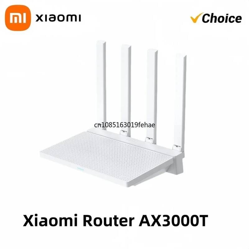 [해외] 유심공유기 Xiaomi 라우터 AX3000T IPTV 메쉬 네트워킹 기가비트 이더넷 포트 게임 가속기 리피터 모뎀 신호 증폭기