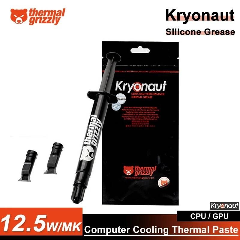 [해외] 그래픽카드써멀패드 방열패드 Thermal Grizzly Kryonaut Extreme KE 실리콘 그리스 CPU GPU 쿨링 PC 라디에이터 쿨러 대용량 P