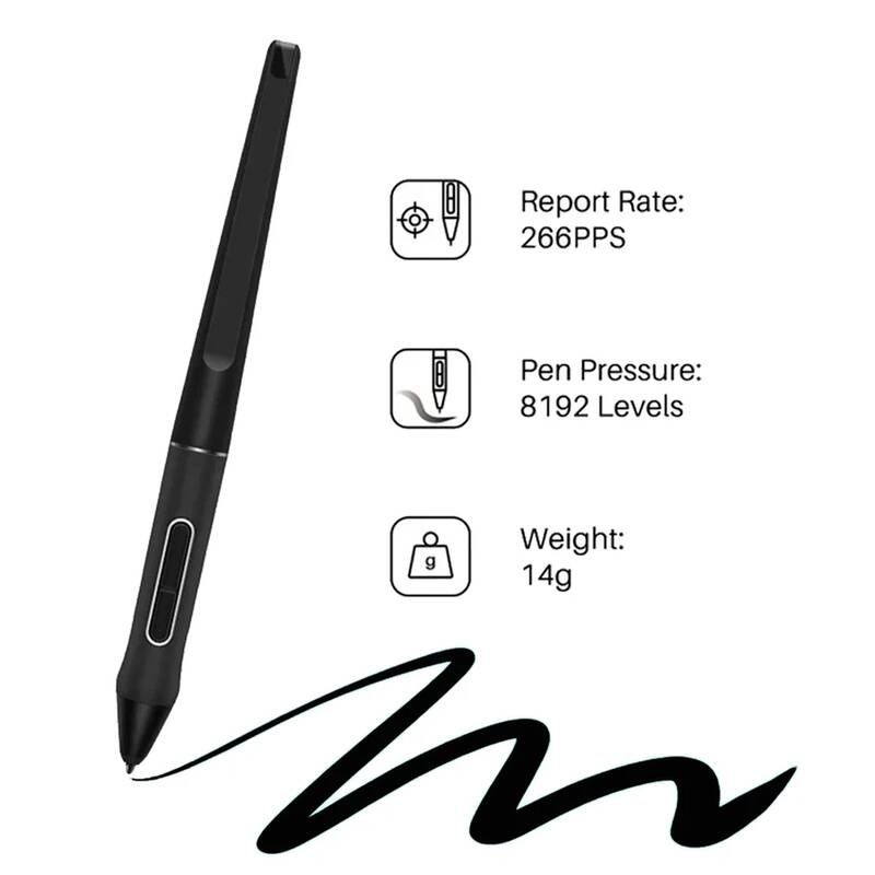 [해외] 가성비태블릿 PW517 디지털 펜 8192 Huion 드로잉 태블릿 모니터용 압력 배터리가 그래픽 태블릿용