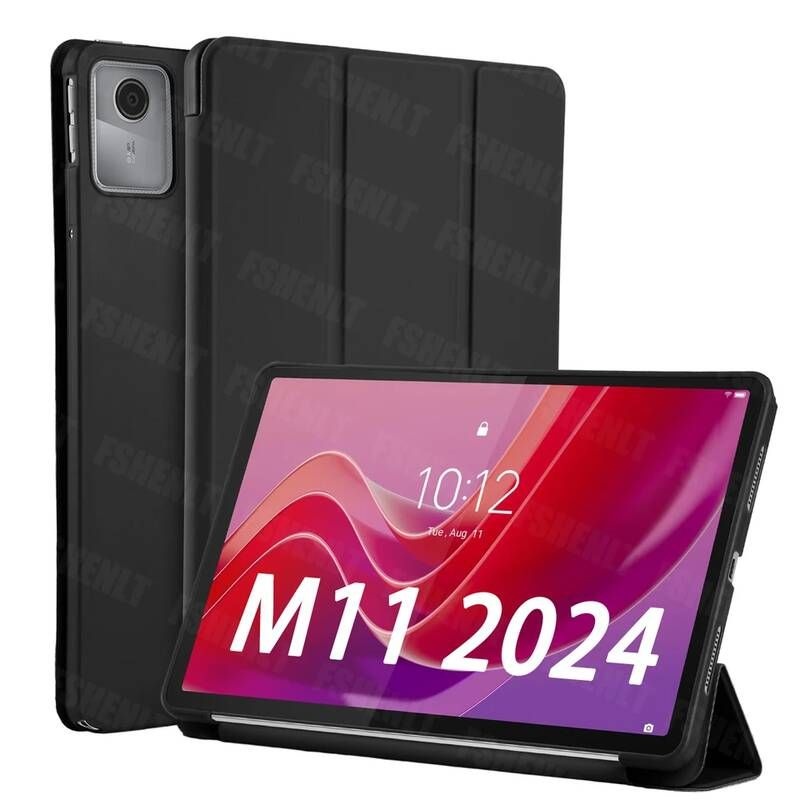 [해외] 가성비태블릿 Lenovo Tab M11 2024 케이스 11인치 TB330FU TB330X TPU 자동 웨이크슬립 플립 스탠드 Xiaoxin Pad 스마트 커버