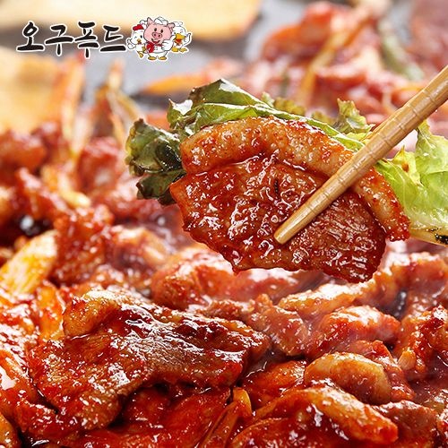[주원산오리 대림유통][주원산오리] 무항생제 인증 오리고기 오리주물럭 양념오리 1.5kg(500g*3)