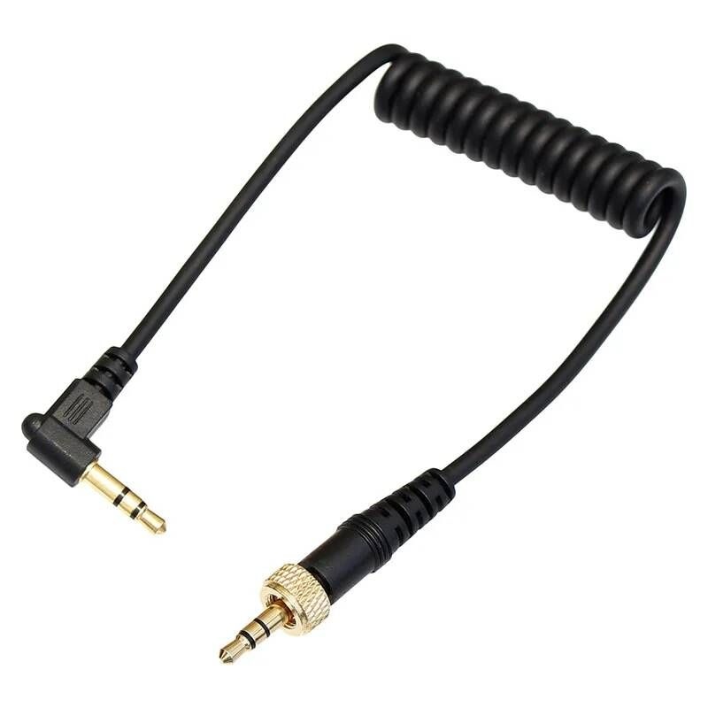 [해외] 마이크선 케이블 Sony 소니 UWP-D11UWP-D21 D12 V1 P03용 SLR 카메라에 연결된 버클 TRS - 35mm 스프링 코일 마이크 오디오