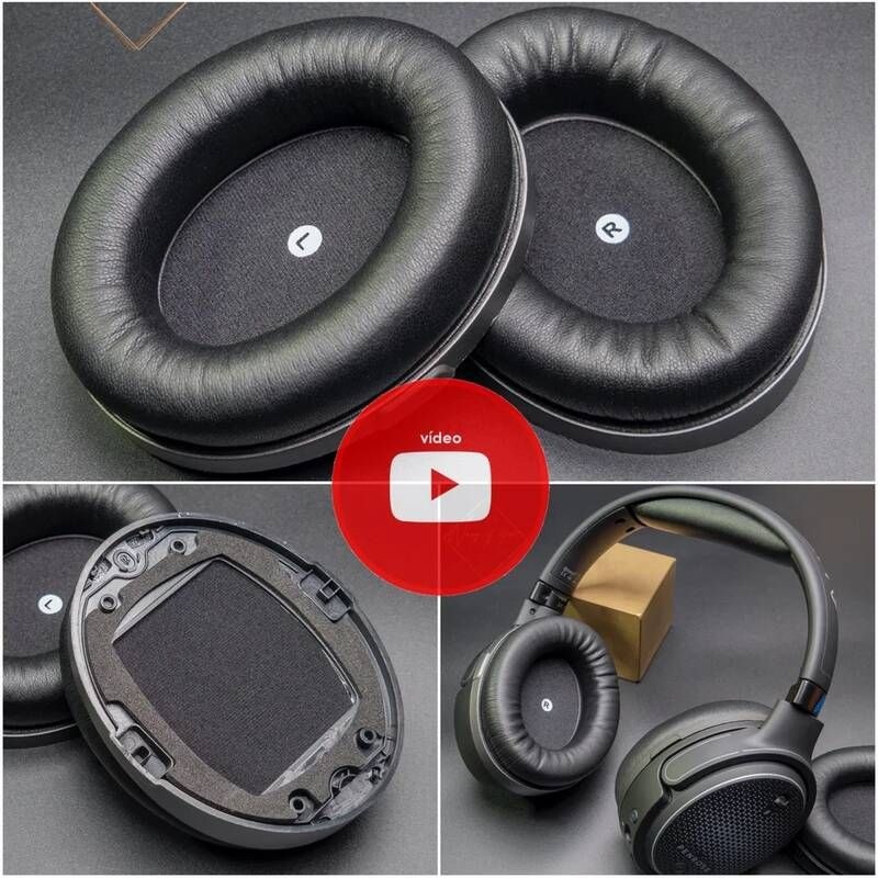 AIZUOYOU [해외] 이어캡 이어폰 고무캡 이어 패드 폼 헤드밴드 쿠션 베이스 Audeze Mobius Premium 3D Penrose 게임용 헤드폰 이어패드 가죽