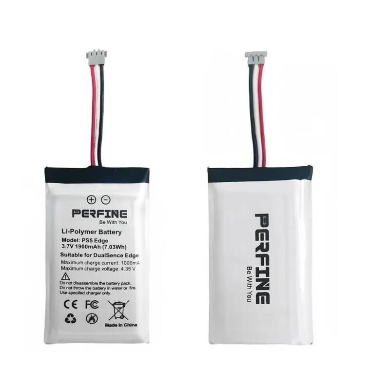 [해외] 듀얼센스엣지 Perfine 1900mAh 2개 배터리 PS5 Edge 소니 Sony 게임 BAGP1001 DualSense PlayStation 5 고용량