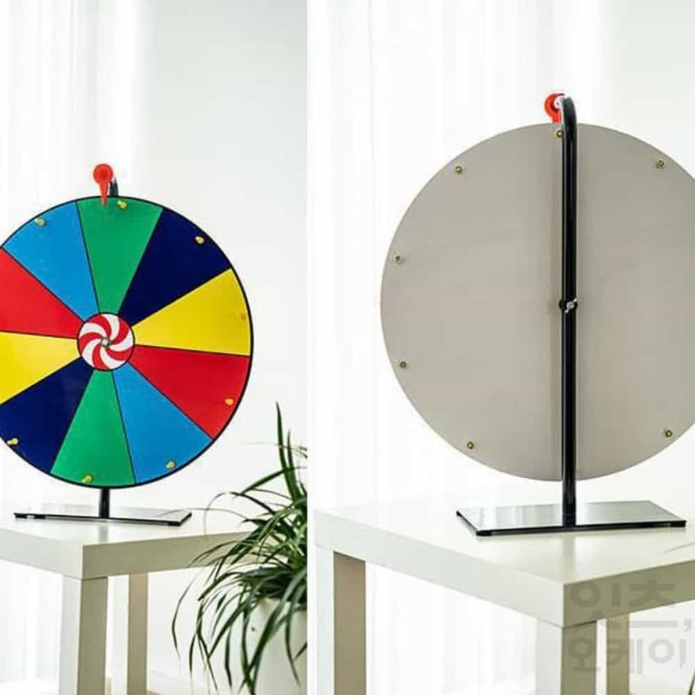 [Itsok협력사][오늘출발] FIRSTOK 룰렛 돌림판 50CM 뽑기판 룰렛게임 회전룰렛 원판돌리기