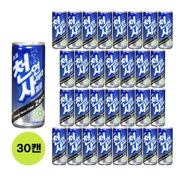[일화] 일화 천연사이다 제로 250ml 30캔_sh