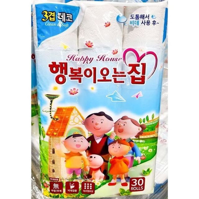화장지(3겹 행복이오는집(27Mx30롤)
