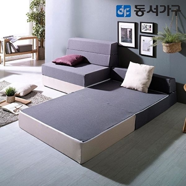 [동서가구]EZ더블링 공간활용 멀티 4단 접이식 소파베드 DF636370