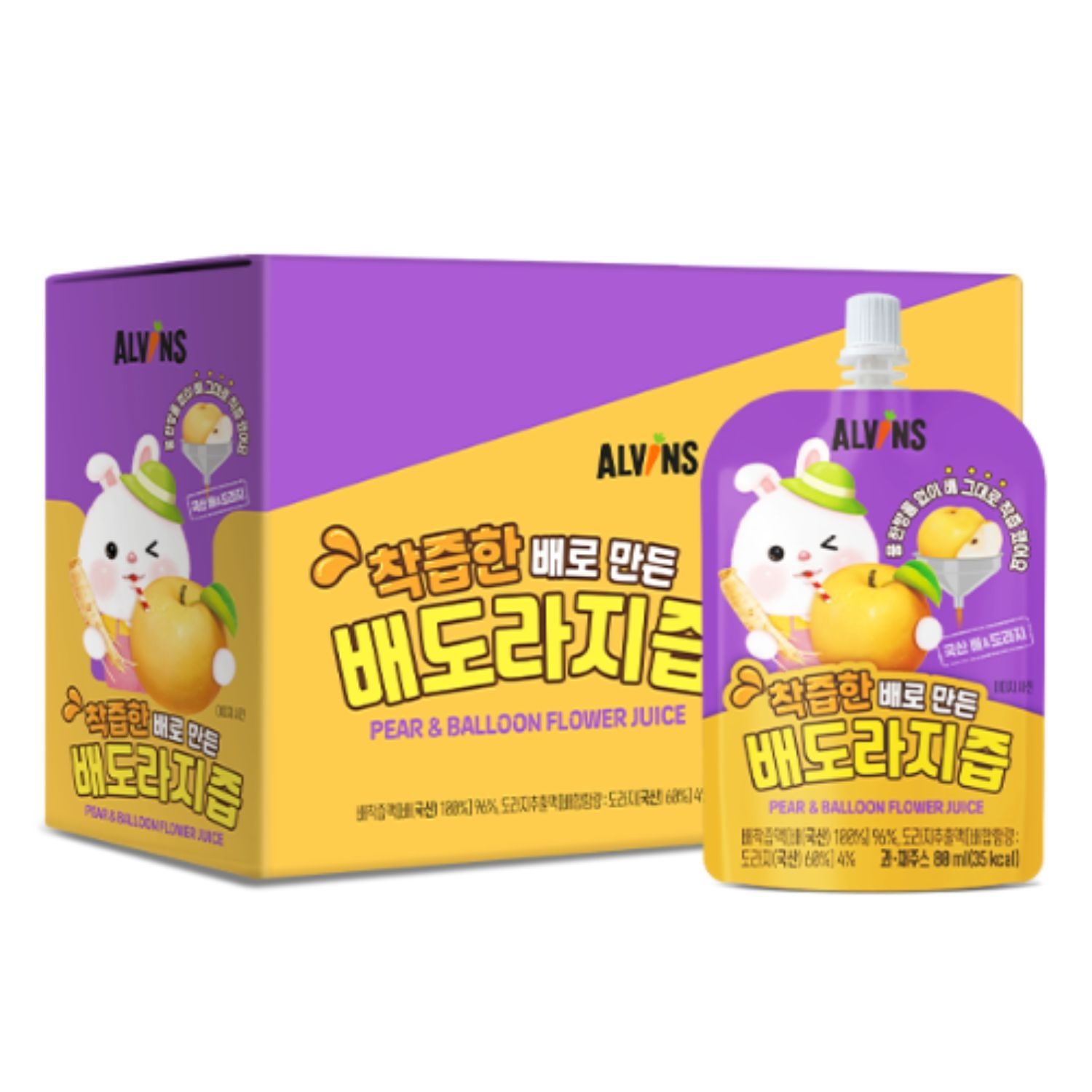 [롯데백화점] 엘빈즈 [엘빈즈] 매일매일 건강한 습관 배도라지 40팩