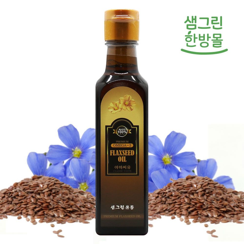 [오늘출발] [온누리상품] 샘그린한방몰 아마씨유 270ml 아마씨오일