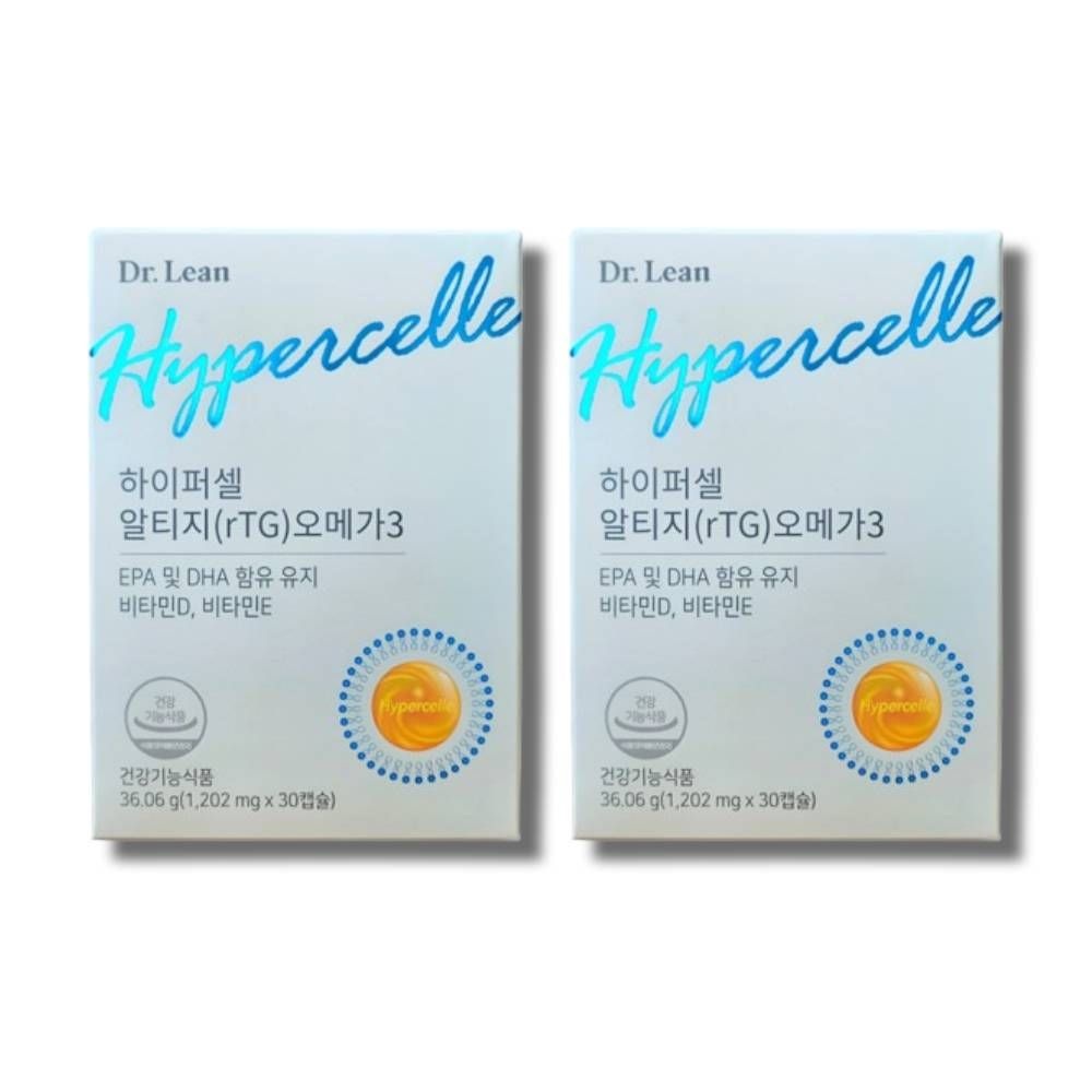닥터린 하이퍼셀 알티지 오메가3 30캡슐 2박스 2개월분 오메가쓰리 rtg 추천