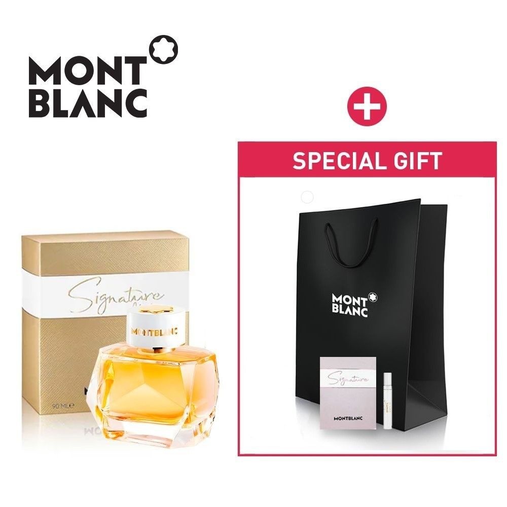 몽블랑 시그니처 압솔뤼 EDP 90ml 공식수입 정품 + 샘플,쇼핑백