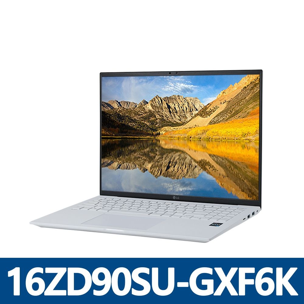 LG전자 그램16 16ZD90SU-GXF6K WIN11 + RAM 16GB + SSD 512GB 교체장착 마우스 마우스패드 증정