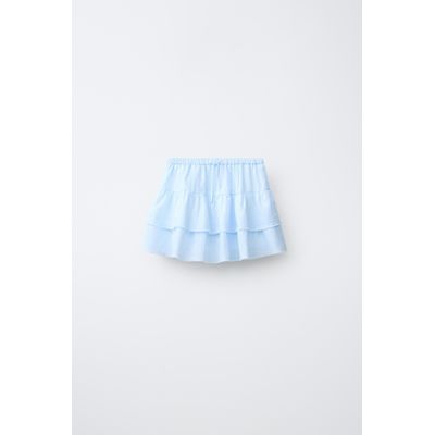 프릴 린넨 스커트