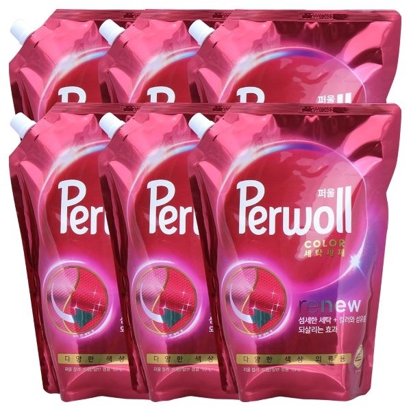 헨켈 퍼울 컬러 세탁세제 겸용 리필 1.7L 6개