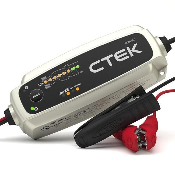 테온셀 CTEK - 40-206 MXS 5.0 완전 자동 4.3암페어 배터리 충전기 및 유지보수기 12V