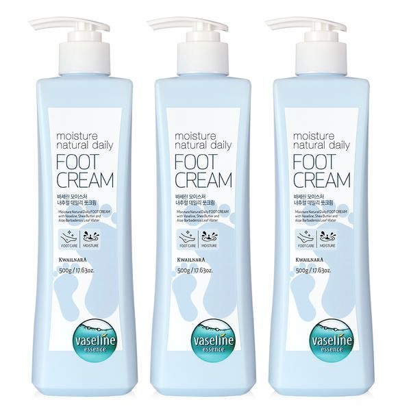 테온셀 바세린 모이스처 풋크림 500ml 3개 /데일리 고보습 케어