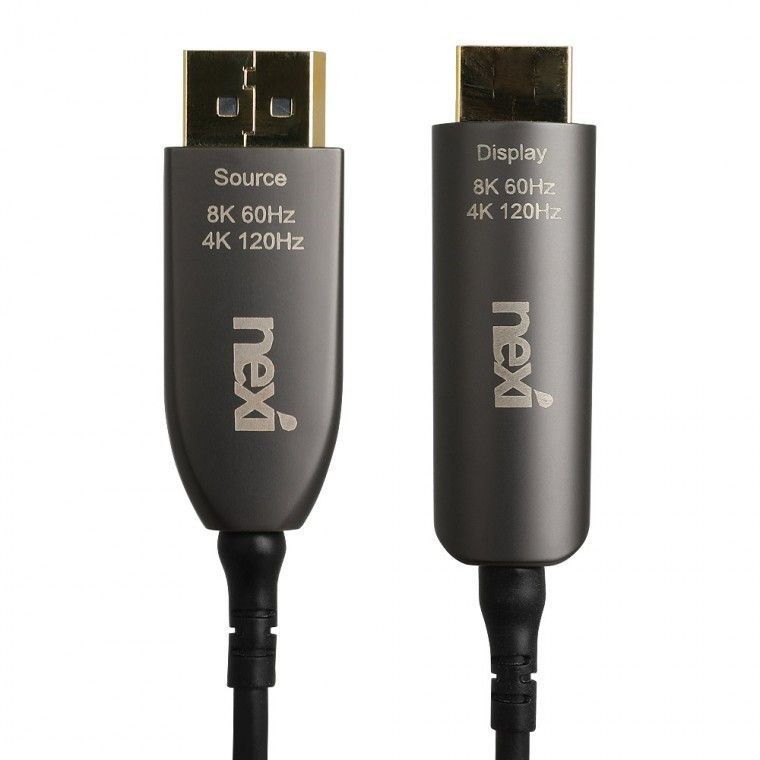 DP1.4v to 8K HDMI케이블 30M v2.1 60HZ AOC하이브리드광 컴퓨터 맥모니터 디스플레이포트 리피터 증폭기선