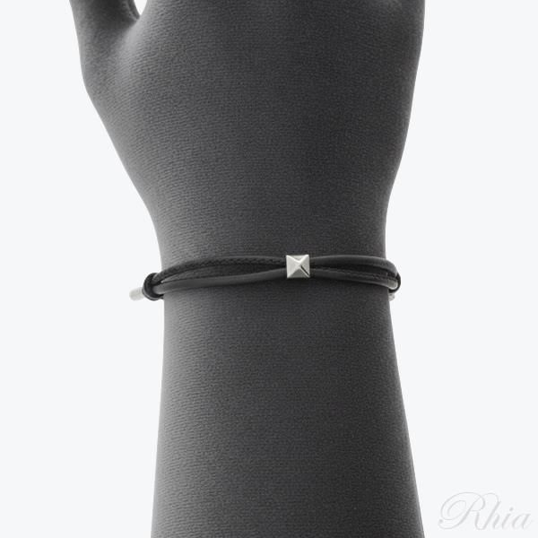 VALENTINO 발렌티노 V로고 가죽 브레이슬릿 3Y0J0Q94 KXG HYM 3Y2J0Q94