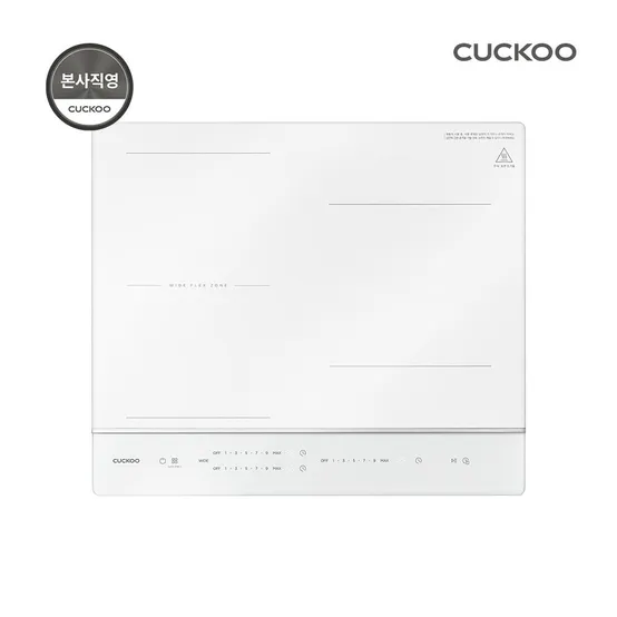 /N (본사직영) 쿠쿠 화이트 인덕션  3구 CIR-E349FAW