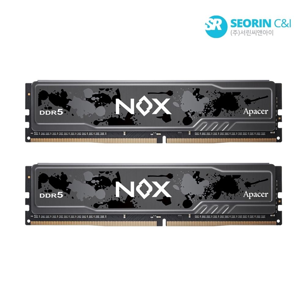 APACER [서린공식] Apacer DDR5-5200 CL40 NOX 블랙 패키지 (32GB(16Gx2))
