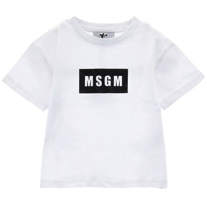 26SS 키즈 로고 반팔 티셔츠 S6MSJUTH005 001-K