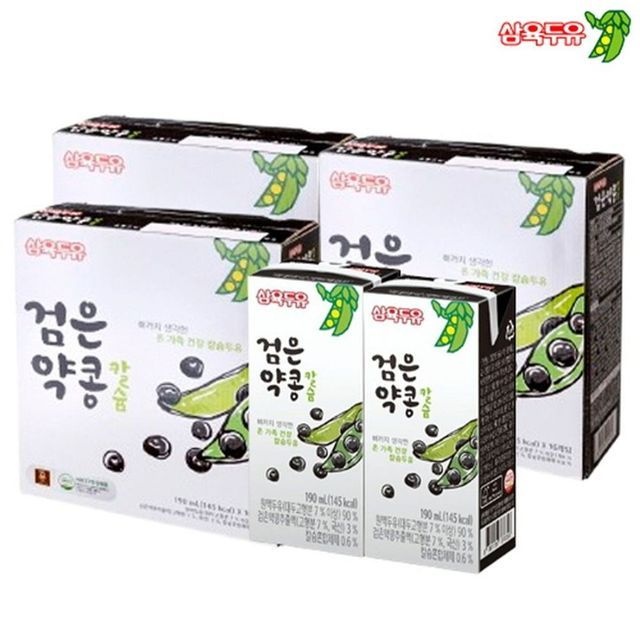 삼육두유 검은콩 약콩칼슘 190ml(145kcal) 48개입