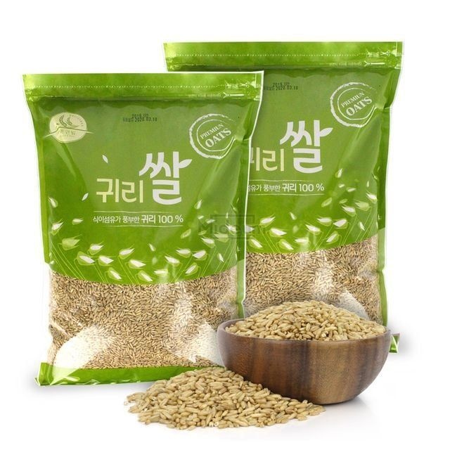 캐나다산 귀리쌀 볶은 곡물 통귀리 10kg 식품용