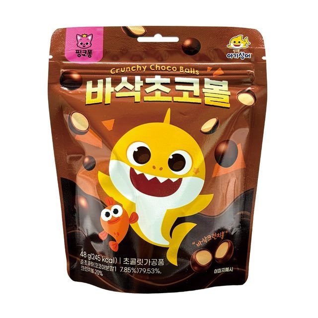 핑크퐁 아기상어 바삭 초코볼 48g 1개