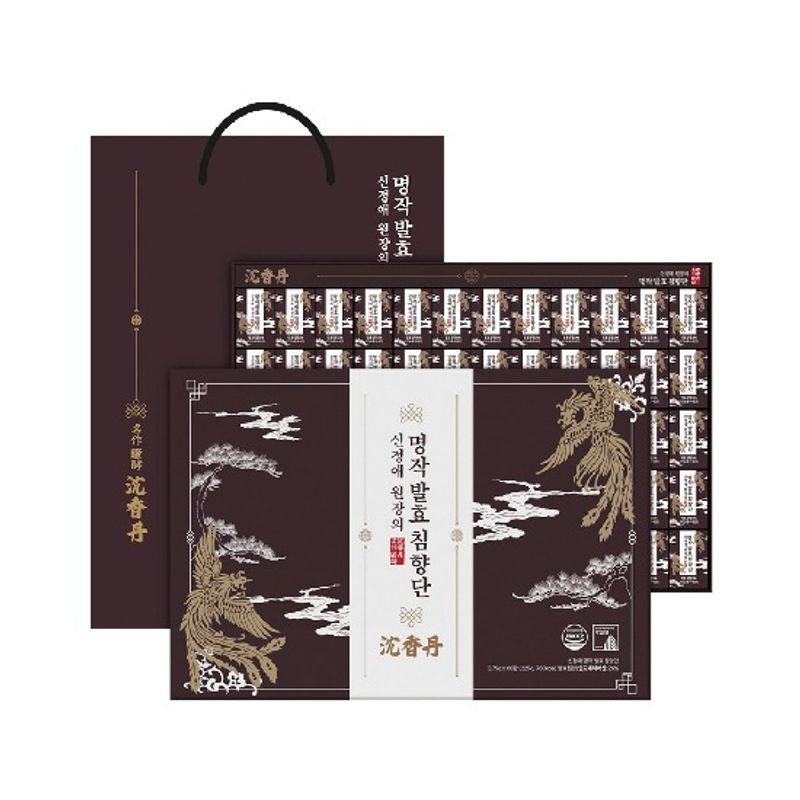 신정애 원장의 명작 발효 침향단 60환 1박스 + 쇼핑백[35838173]