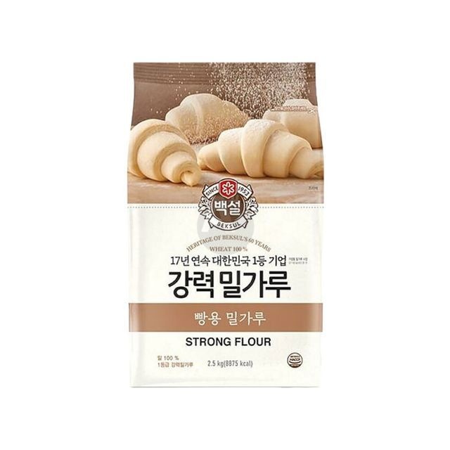 bns 백설 밀가루 강력분 2.5Kg X 3개
