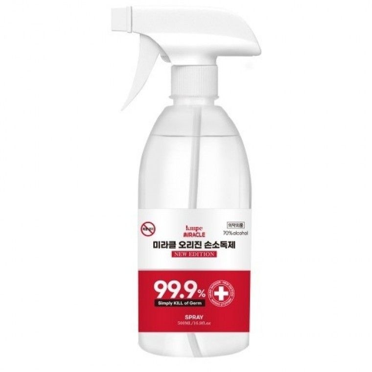 미라클 오리진 1개 500ml 손소독제 스프레이