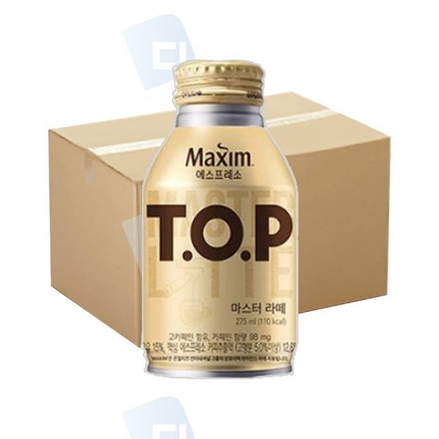 [맥심]티오피 마스터라떼 커피 275ml 20캔 대용량커피 콜드브루 에스프레소