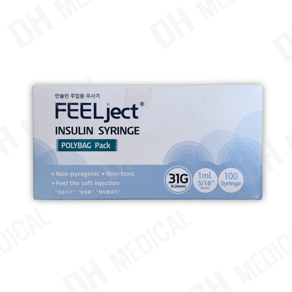 필텍 인슐린주사기 1cc 31G 8mm 100개입