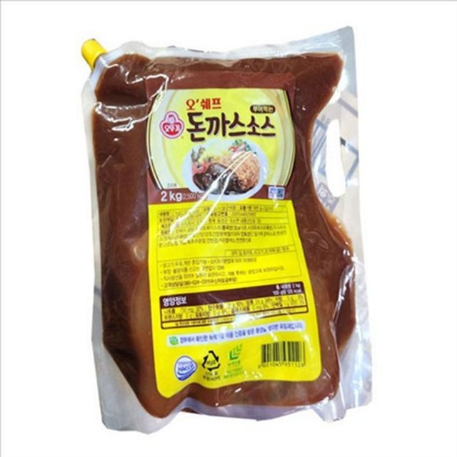 2kg 오뚜기 돈까스 소스 부먹 부어 먹는 돈까스 소스 대용량