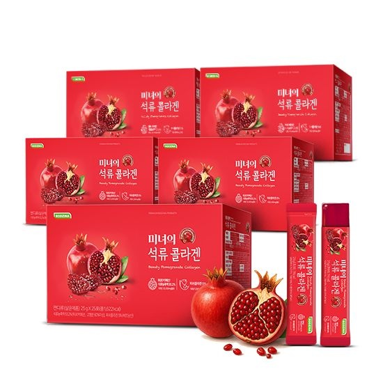 로지나 [로지나공식] 미녀의 석류콜라겐 피쉬콜라겐 5박스(125포)