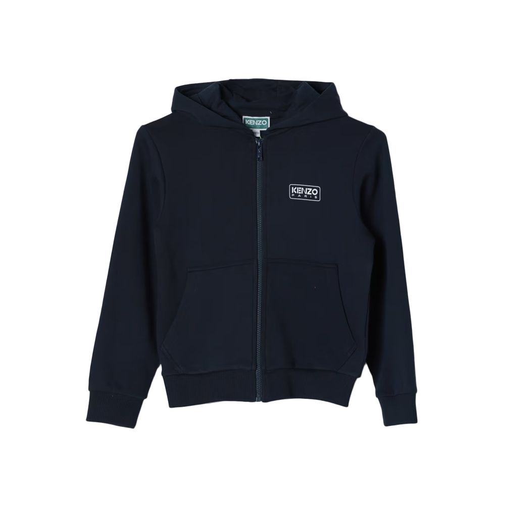 KENZO 겐조 (현대Hmall) [겐조] 24SS 키즈 여성 로고 후드집업 네이비 K60284 84A